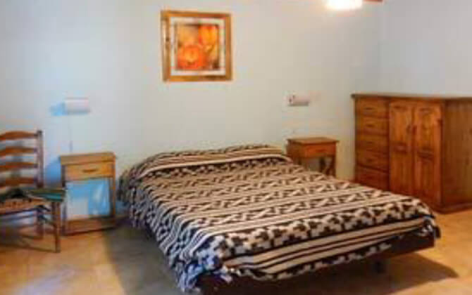 Cuartelito - Cabaña de Campo, habitación y cama principal